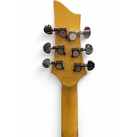 Used Schecter Guitar Research Demon 6 Crimson Red Burst Solid Body Electric Guitar