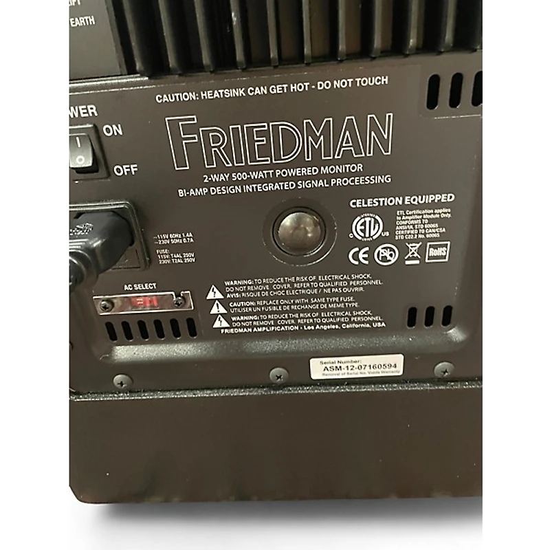 Used Friedman ASM-12 Guitar Cabinet