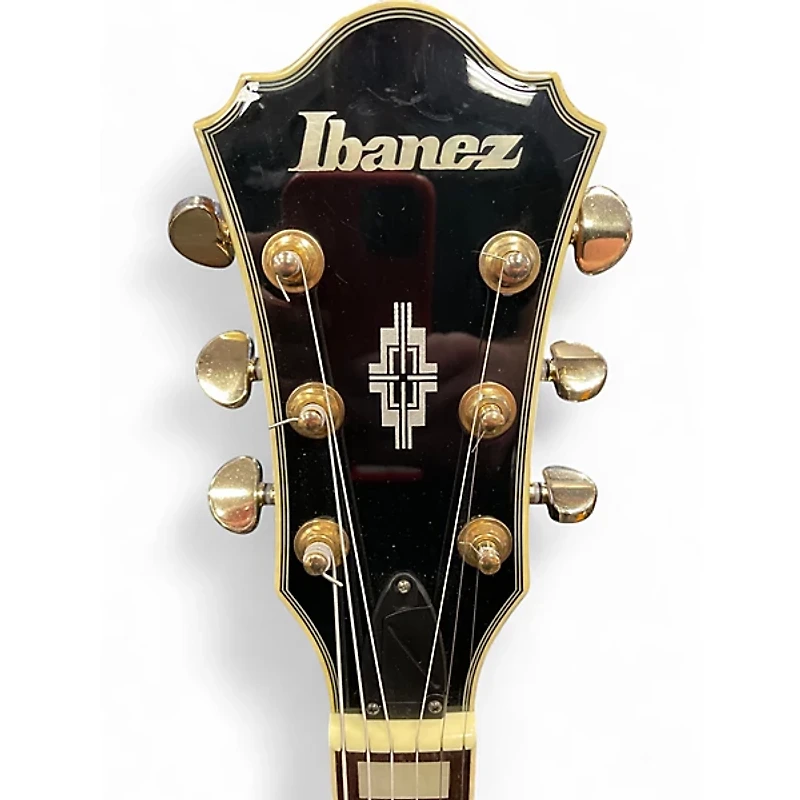 Used Ibanez AM93 Artcore Antique Yellow Sunburst Hollow Body Electric Guitar