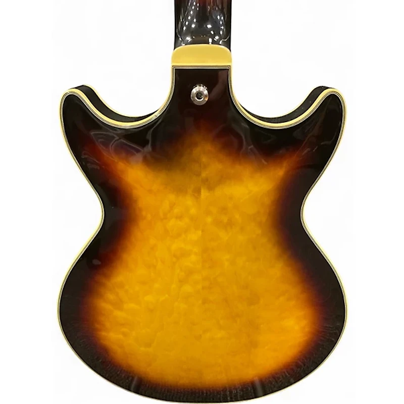 Used Ibanez AM93 Artcore Antique Yellow Sunburst Hollow Body Electric Guitar