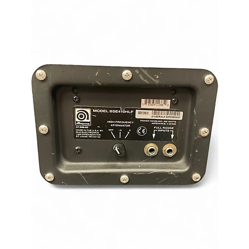 Used Ampeg BSE410HLF Bass Cabinet