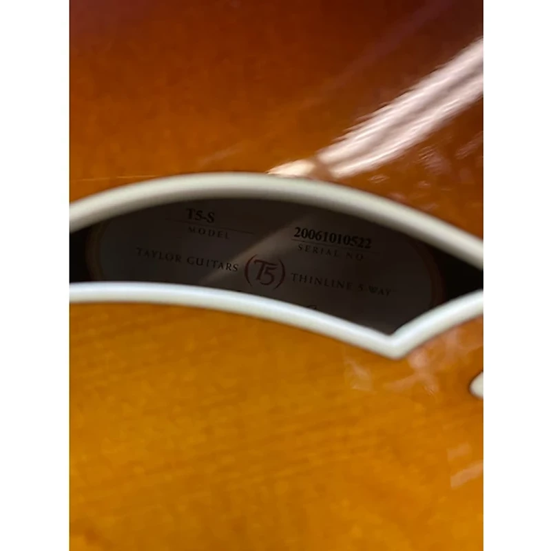 Used Taylor T5S Sunburst Hollow Body Electric Guitar