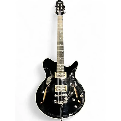 Used Eastman Romeo NYC Black Hollow Body Electric Guitar