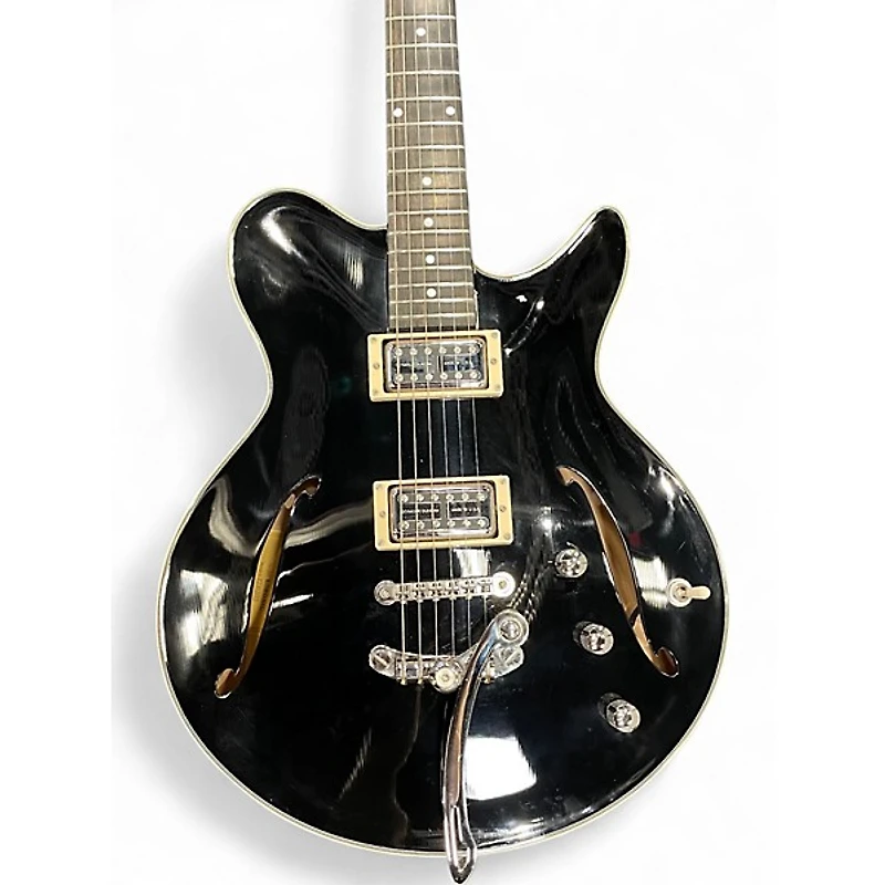 Used Eastman Romeo NYC Black Hollow Body Electric Guitar