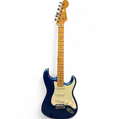 Used Fender American Ultra Stratocaster Cobra Blue Solid Body Electric Guitar