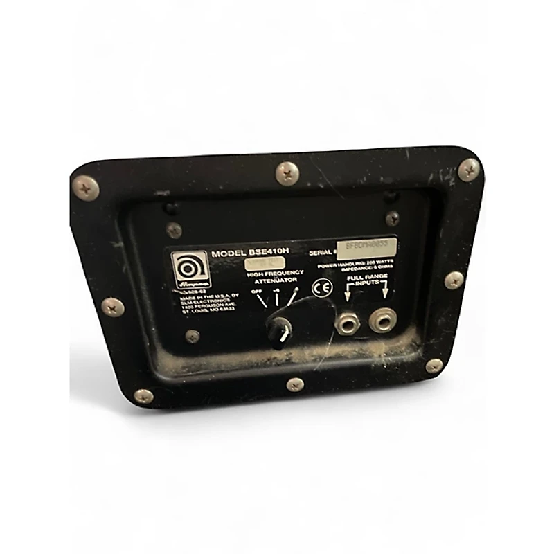 Used Ampeg bse410h Bass Cabinet