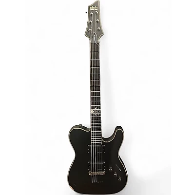 Used Schecter Guitar Research BLACKJACK SLS Black Solid Body Electric Guitar