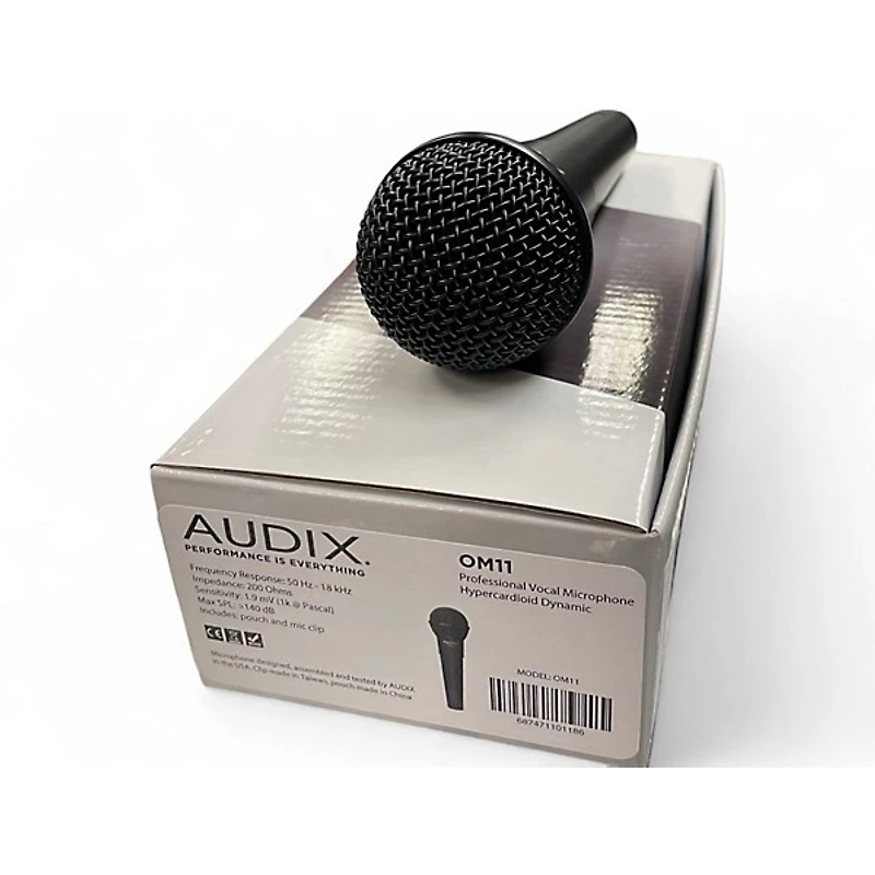 Used Audix om11 Dynamic Microphone