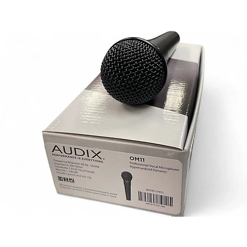 Used Audix om11 Dynamic Microphone