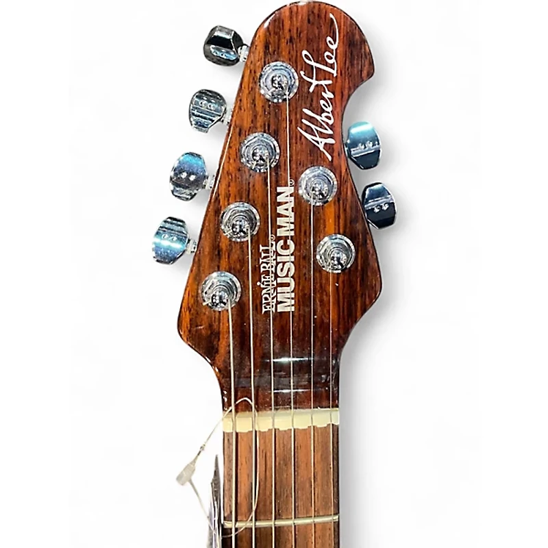 Used Ernie Ball Music Man Albert Lee Signature Gold Solid Body Electric Guitar