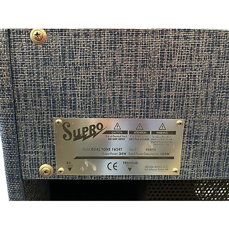 Used Supro 1624T Tube Guitar Combo Amp