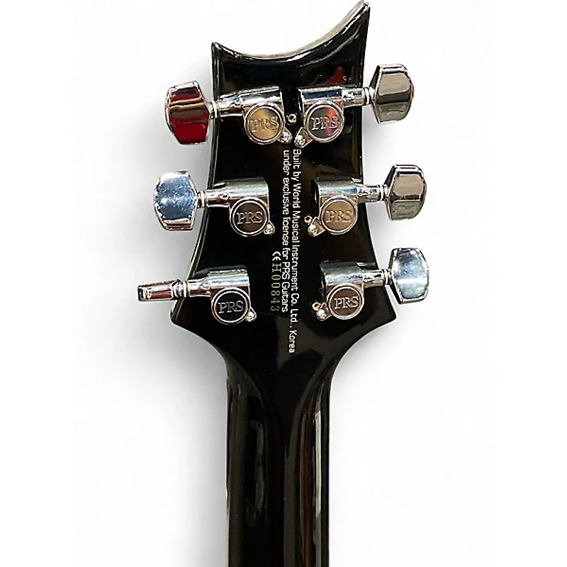 Used PRS SE Custom 22 Black Solid Body Electric Guitar