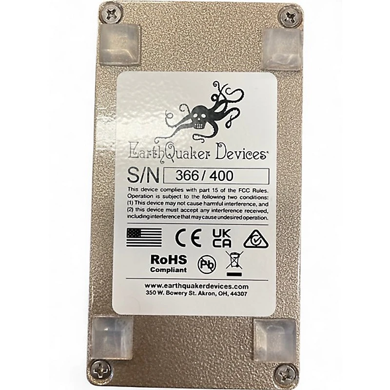 Used EarthQuaker Devices Hoof 20th Anniversary Effect Pedal