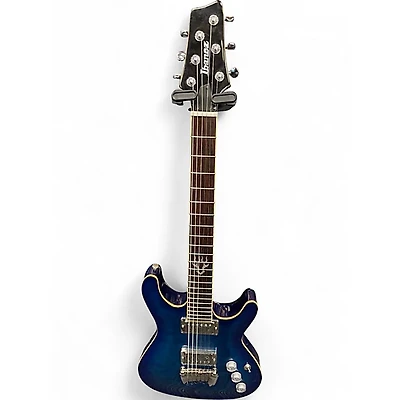 Used Ibanez SZ520 Trans Blue Solid Body Electric Guitar