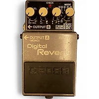 Used BOSS RV2 Digital Reverb Effect Pedal
