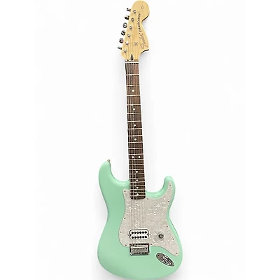 Used Fender Tom Delonge Signature Stratocaster Surf Green Solid Body Electric Guitar