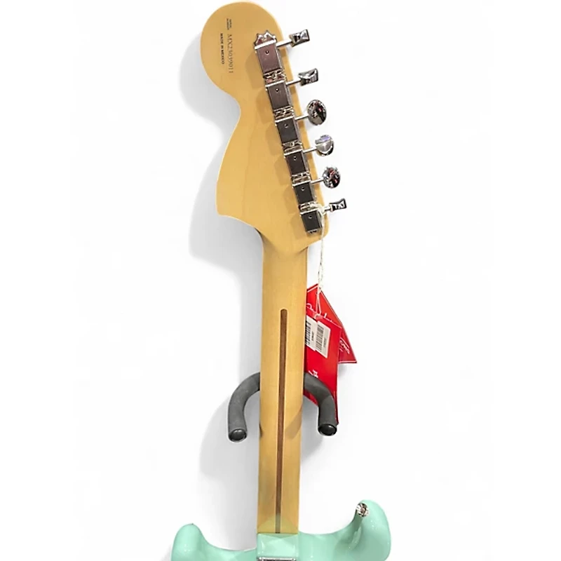 Used Fender Tom Delonge Signature Stratocaster Surf Green Solid Body Electric Guitar