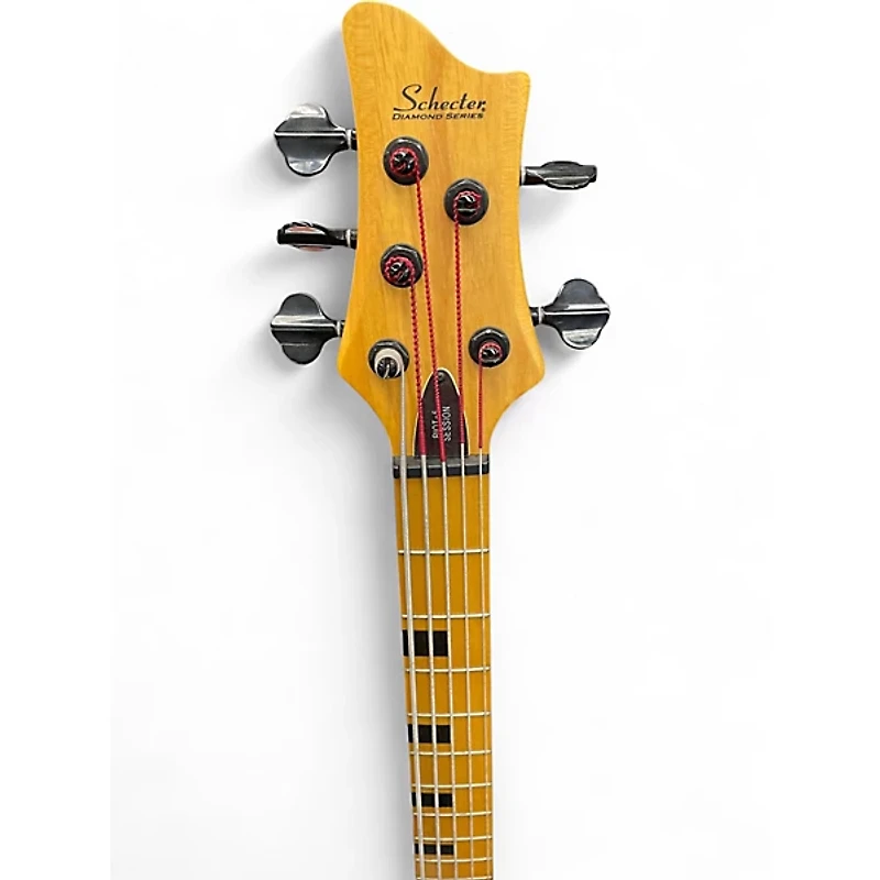 Used Schecter Guitar Research Riot 5 Session Natural Electric Bass Guitar