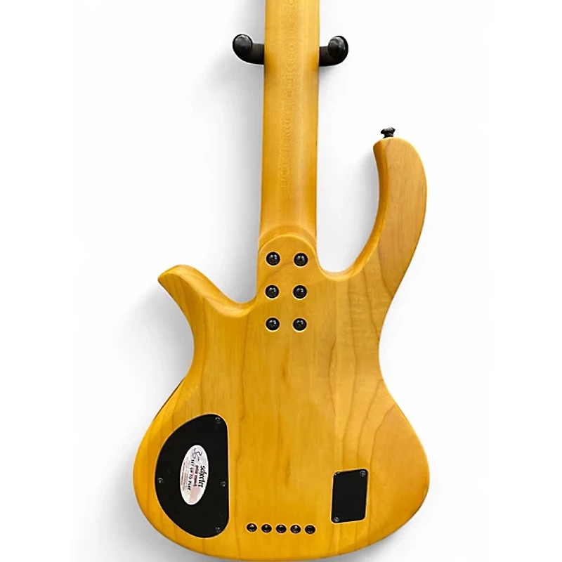 Used Schecter Guitar Research Riot 5 Session Natural Electric Bass Guitar