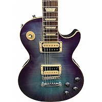 Used Gibson Les Paul Traditional Pro V Flame Top Blueberry Burst Solid Body Electric Guitar