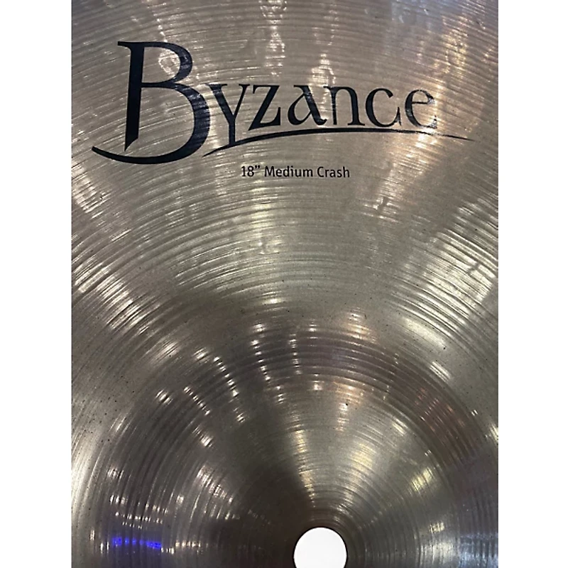 Used MEINL 18in Byzance Medium Crash Cymbal