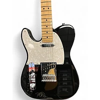 Used Fender Player Telecaster Black Solid Body Electric Guitar
