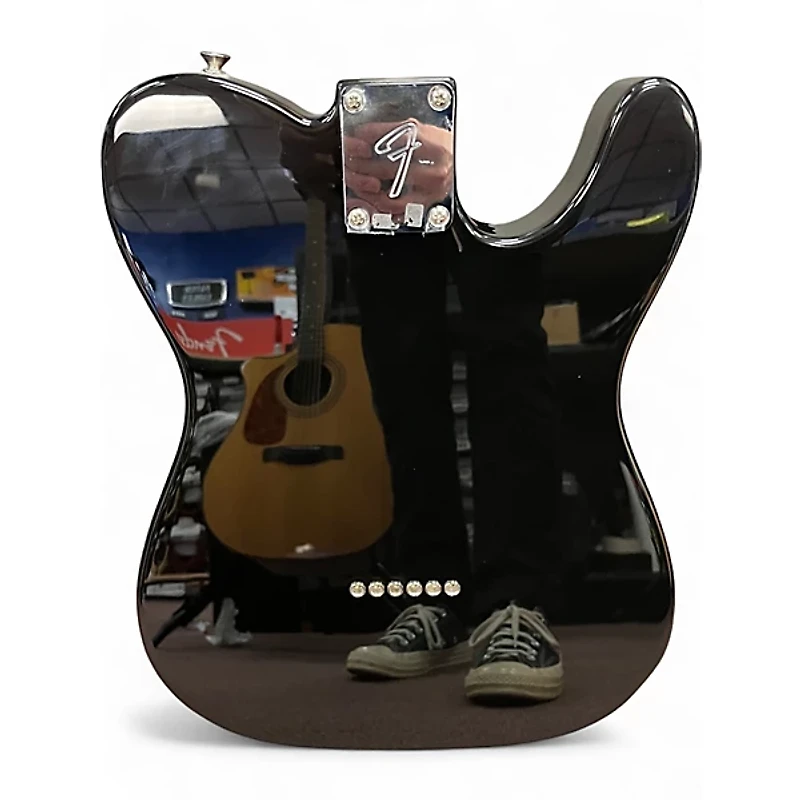 Used Fender Player Telecaster Black Solid Body Electric Guitar
