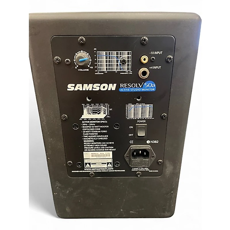 Used Samson Resolv 50A Pair Powered Monitor
