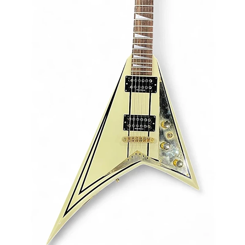 Used Jackson Pro Rhoads RR3 Ivory Solid Body Electric Guitar