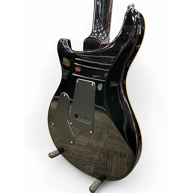 Used PRS SE Custom 24 Black Gold Sunburst Solid Body Electric Guitar