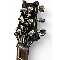 Used PRS SE Custom 24 Black Gold Sunburst Solid Body Electric Guitar