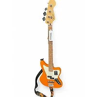 Used Fender Jaguar Bass Orange Electric Bass Guitar
