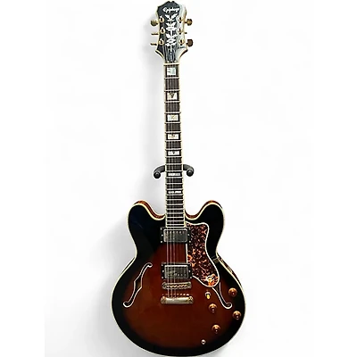 Used Epiphone Sheraton II Vintage Sunburst Hollow Body Electric Guitar