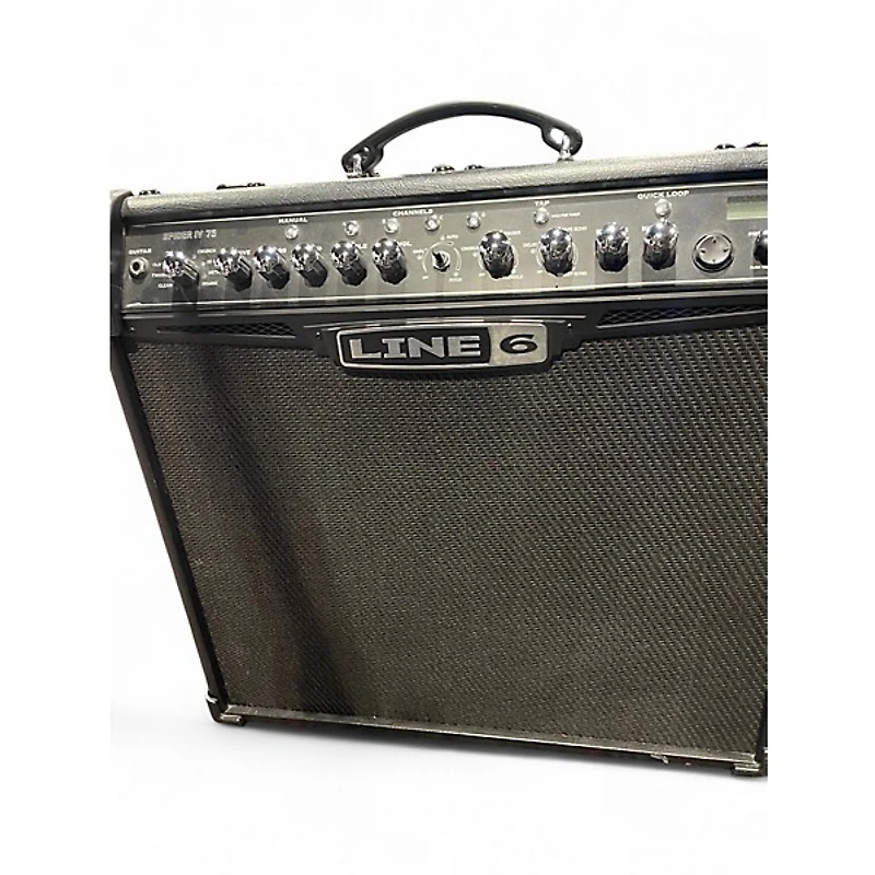 Used Line 6 Spider IV 75W 1x12 Guitar Combo Amp