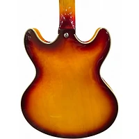 Used D'Angelico Premier Series DC  2 Tone Sunburst Hollow Body Electric Guitar