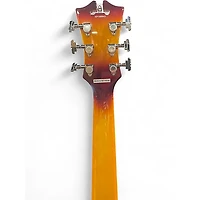 Used D'Angelico Premier Series DC  2 Tone Sunburst Hollow Body Electric Guitar