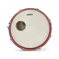 Used Ludwig 4 Piece CLASSIC MAPLE RED SPARKLE Drum Kit