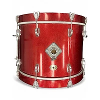Used Ludwig 4 Piece CLASSIC MAPLE RED SPARKLE Drum Kit