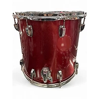 Used Ludwig 4 Piece CLASSIC MAPLE RED SPARKLE Drum Kit