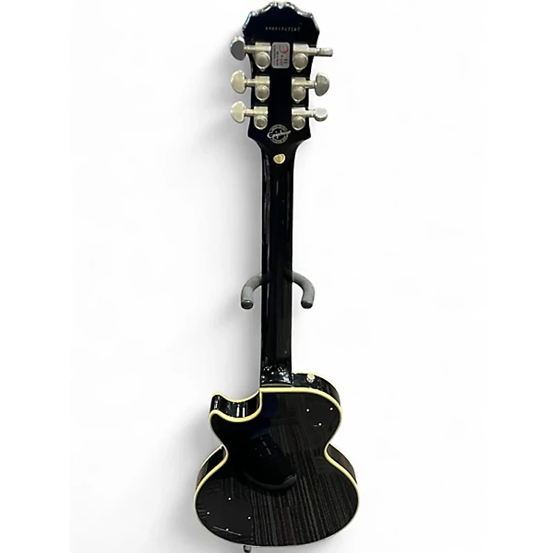 Used Epiphone Les Paul Custom Silverburst Solid Body Electric Guitar