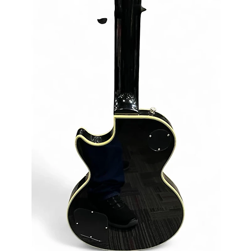 Used Epiphone Les Paul Custom Silverburst Solid Body Electric Guitar