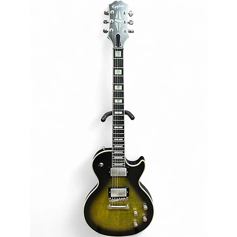 Used Epiphone Les Paul Prophecy Custom EX green burst Solid Body Electric Guitar