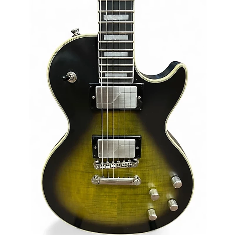 Used Epiphone Les Paul Prophecy Custom EX green burst Solid Body Electric Guitar