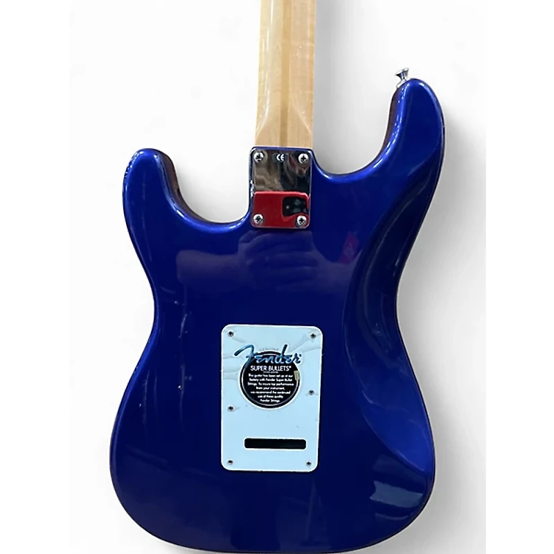 Used Fender Standard Stratocaster Blue Solid Body Electric Guitar