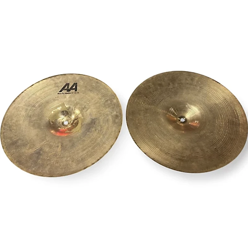 Used SABIAN 14in AA Rock Hi Hat Pair Cymbal