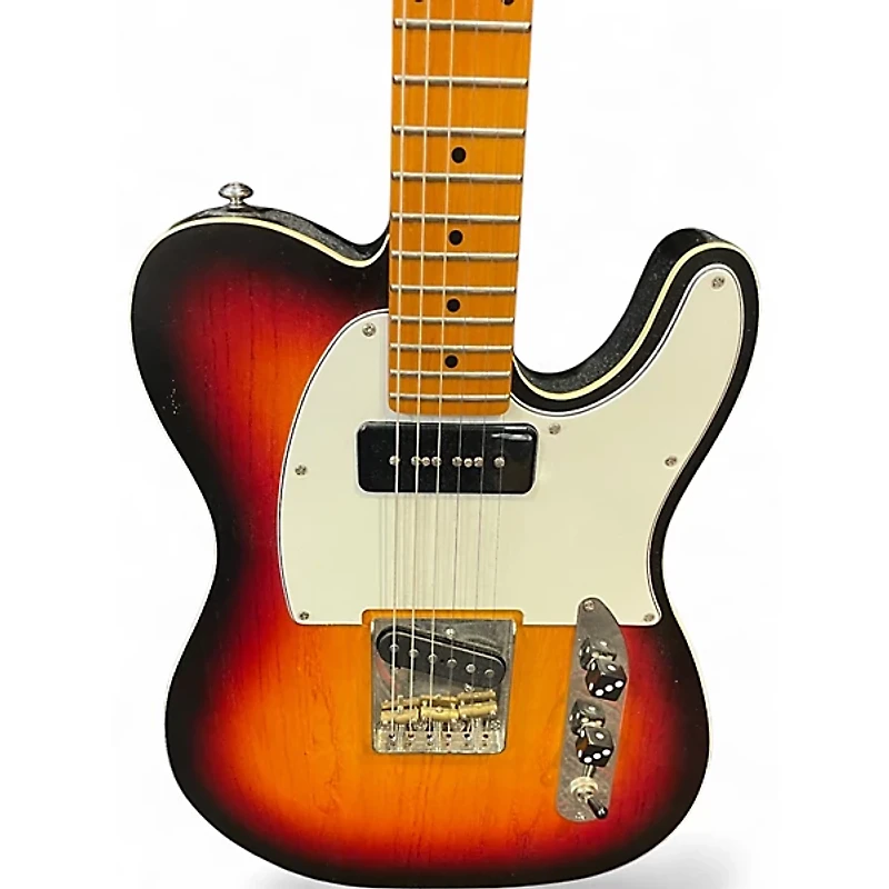 Used Schecter Guitar Research PT SPECIAL 3 Tone Sunburst Solid Body Electric Guitar