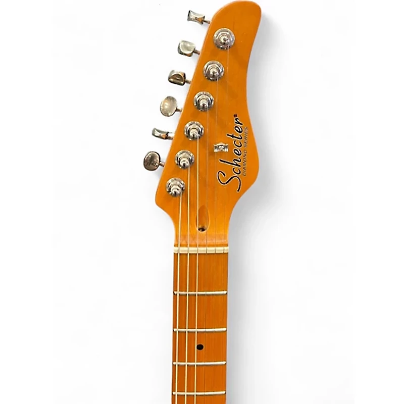 Used Schecter Guitar Research PT SPECIAL 3 Tone Sunburst Solid Body Electric Guitar