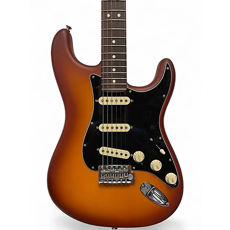 Used Fender American Performer Stratocaster SSS Honey Burst Solid Body Electric Guitar