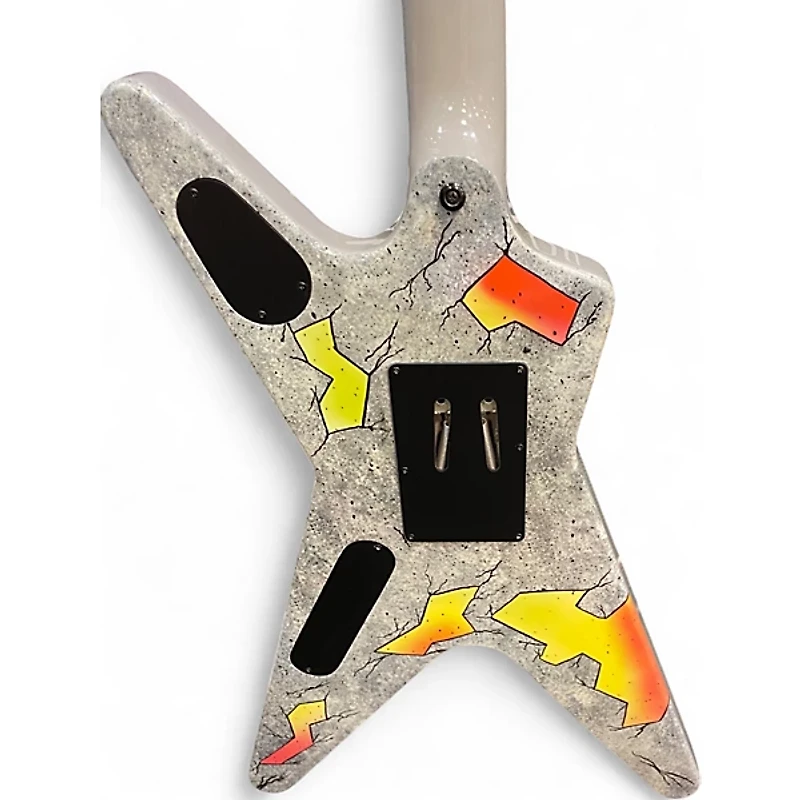 Used Dean Dimebag Concrete Sledge ML Custom Graphic Solid Body Electric Guitar