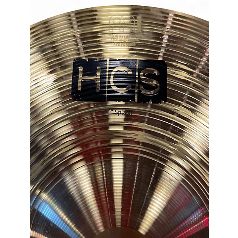 Used MEINL 10in HCS Splash Cymbal